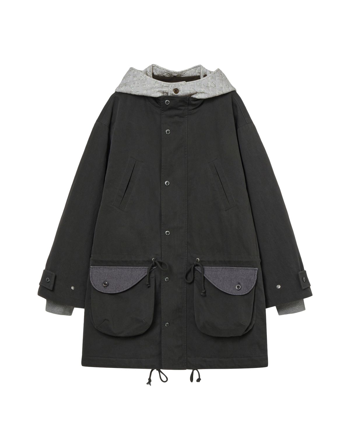 FLOWER BLOCK FIELD JACKET