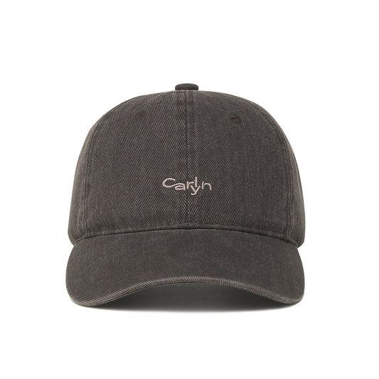 TYPOGRAPHY LOGO WASHED CAP