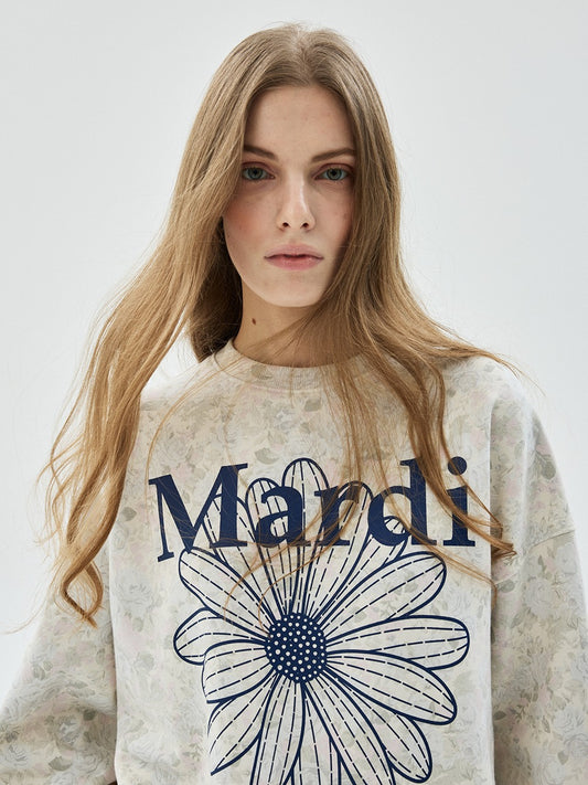 SWEATSHIRT FLEUR FLOWERMARDI