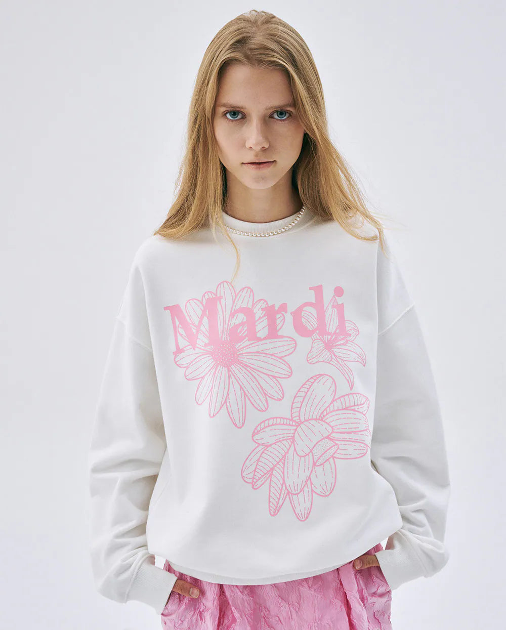 SWEATSHIRT TRIPLE FLOWER