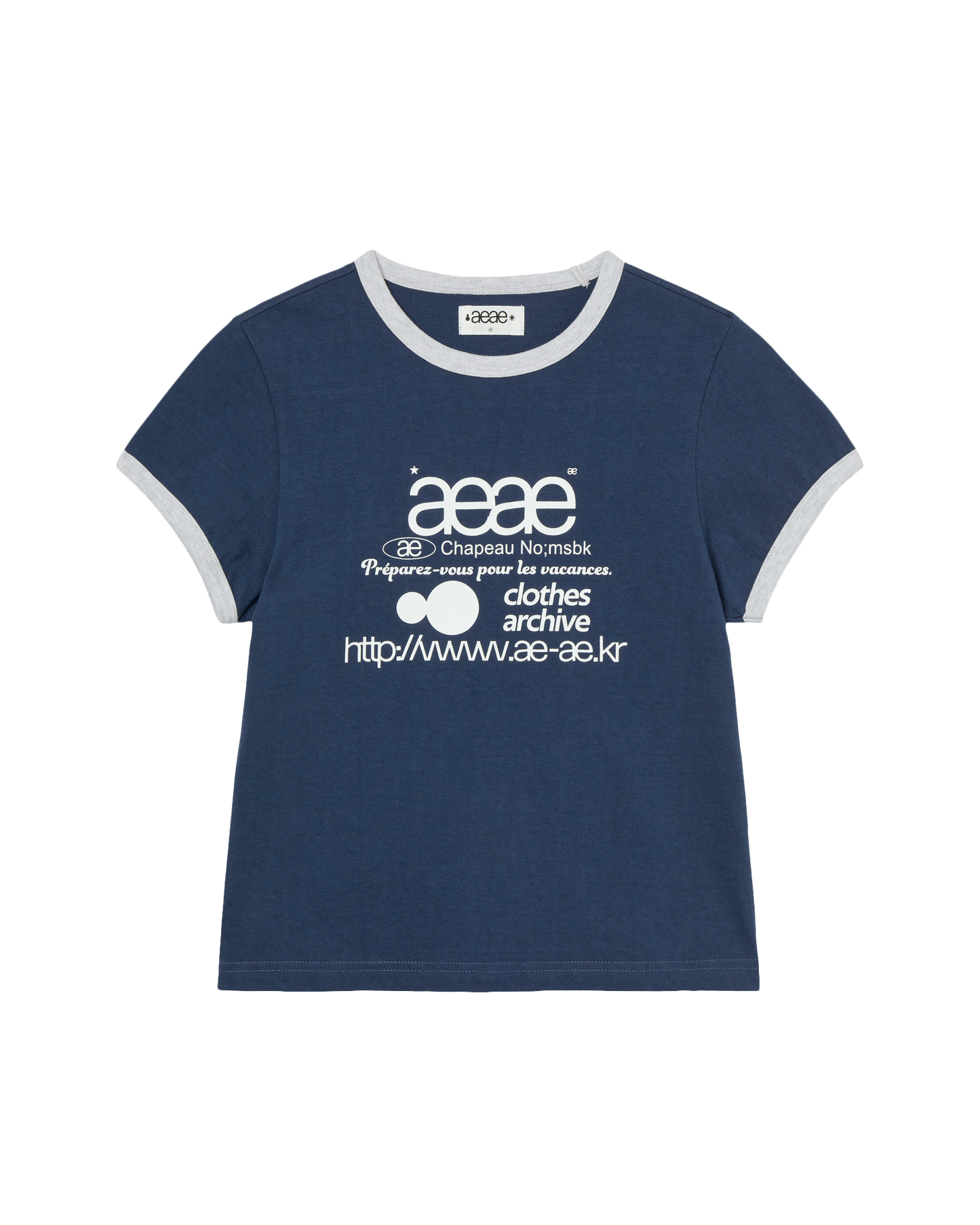 WEB LOGO RINGER TEE