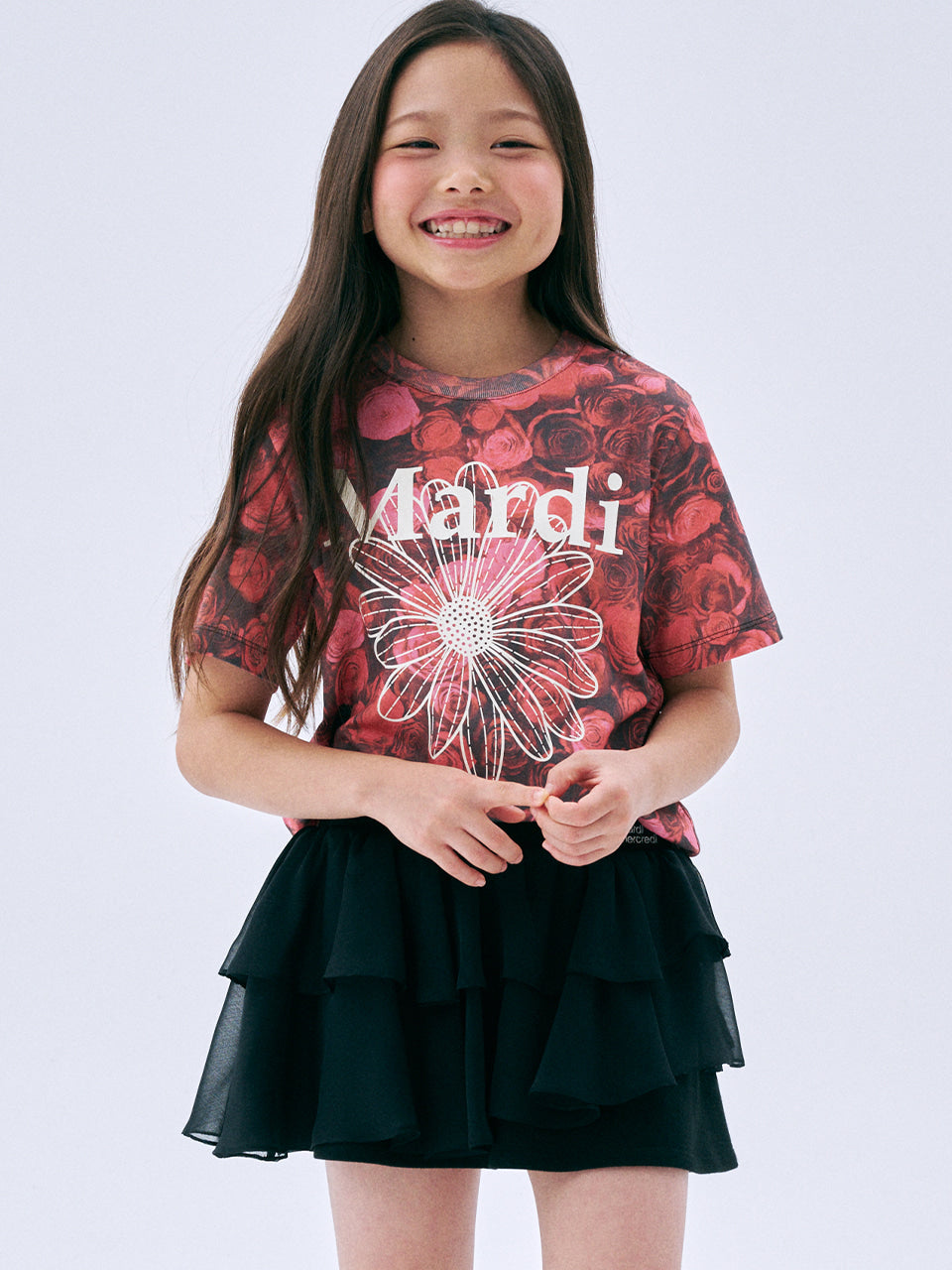 KIDS TSHIRT FLOWERMARDI FLEUR DE ROSE