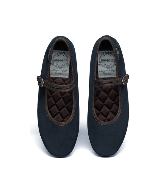BELLA QUILTED MARYJANES-NAVY