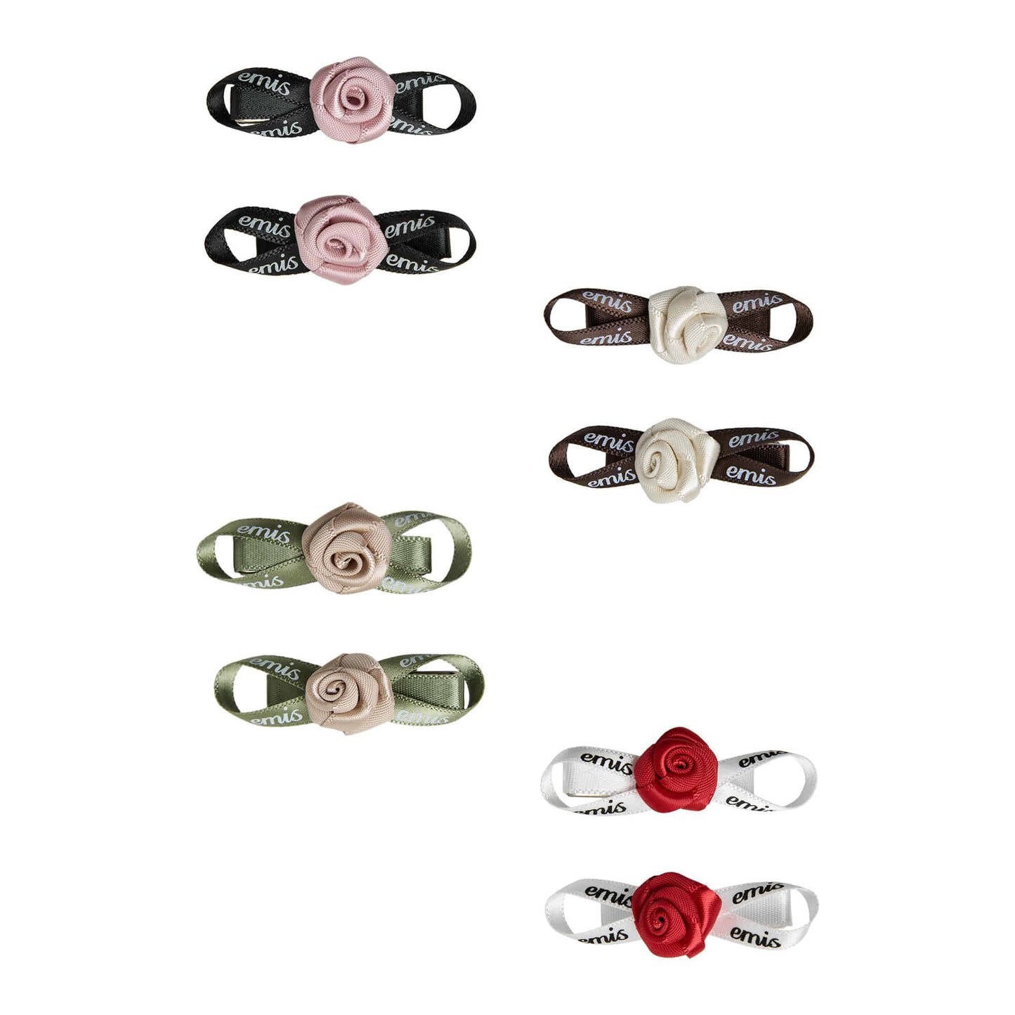 MINI CORSAGE HAIR CLIP-IVORY