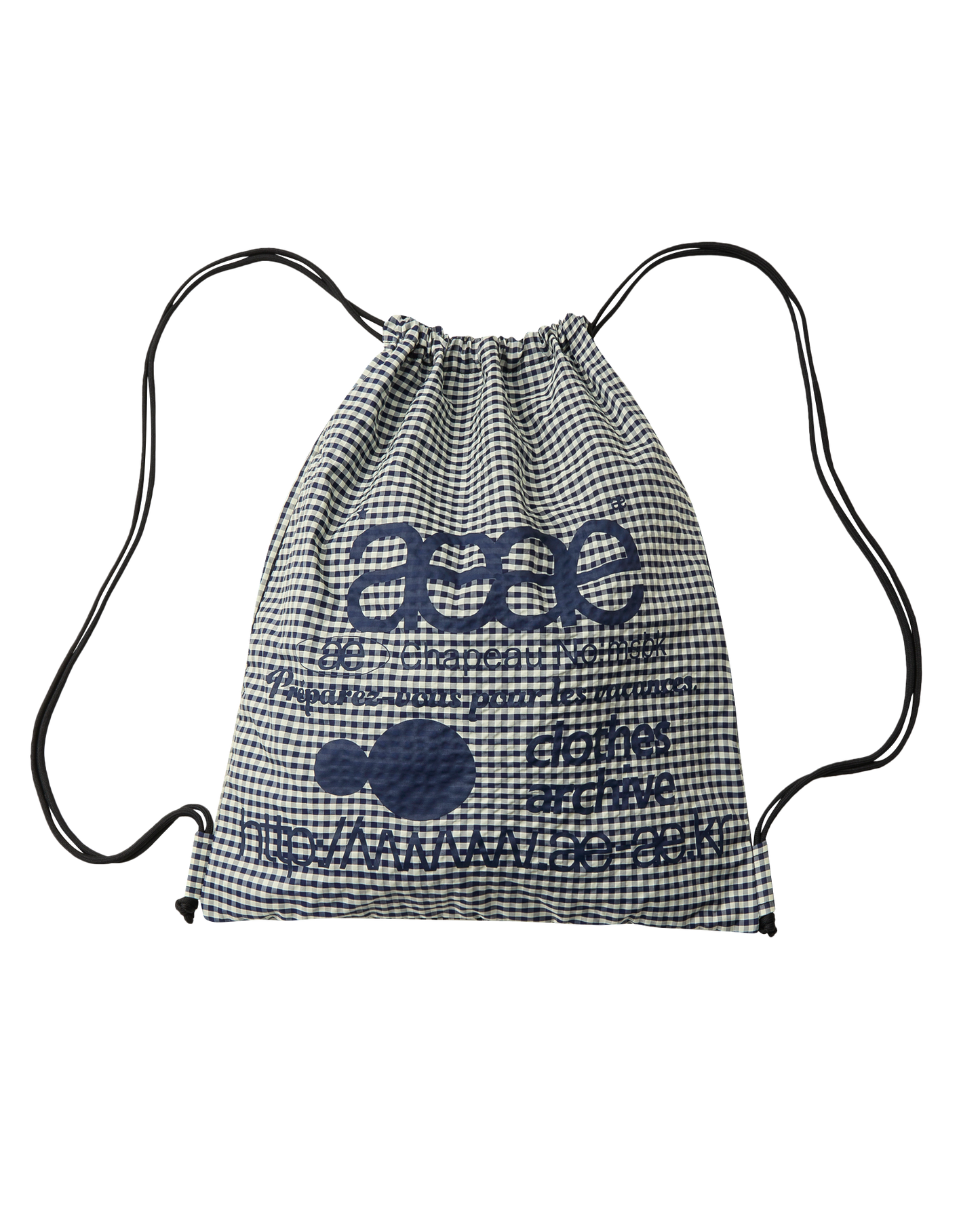 WEB LOGO CHECK GYM SACK