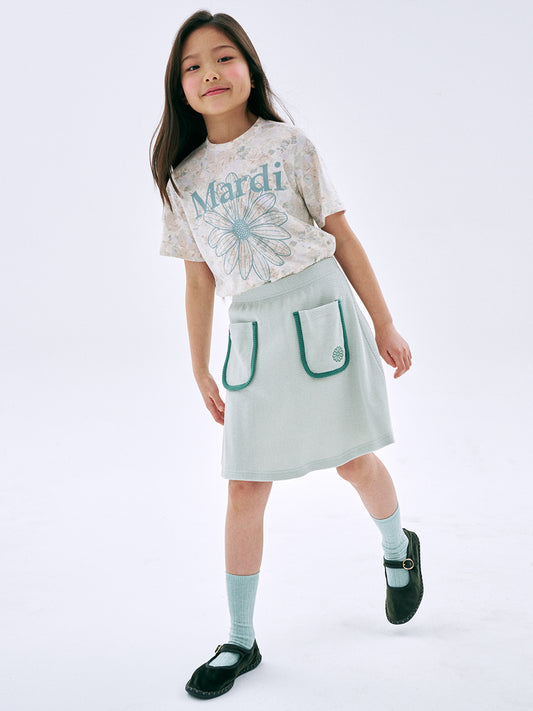 KIDS WAFFLE SKIRT