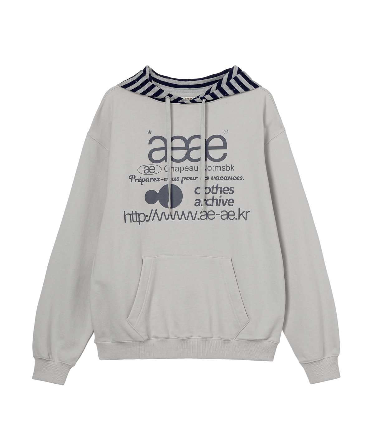 WEB LOGO LOOSED HOODIE