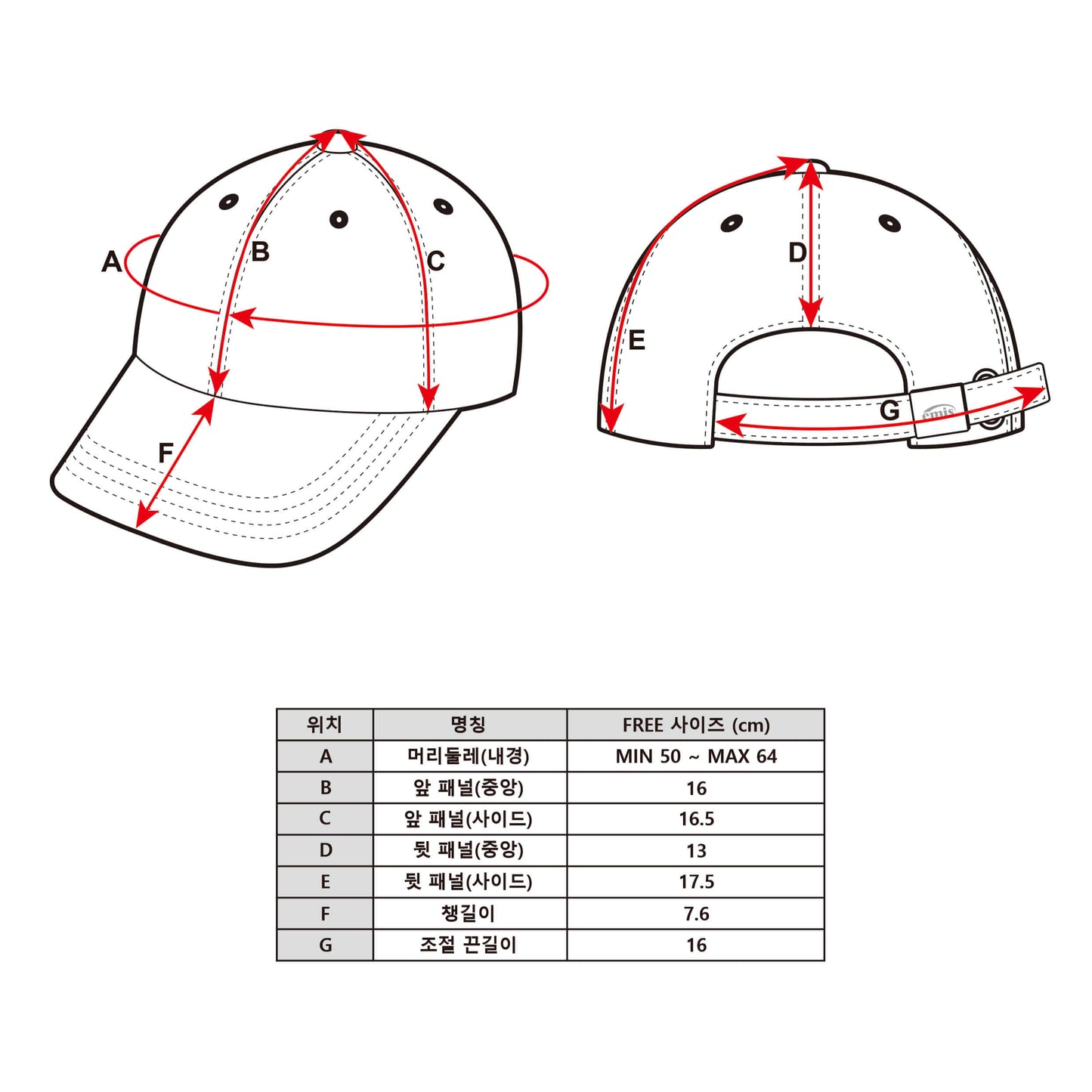 NEW LOGO EMIS CAP(RENEWAL)-BURGUNDY