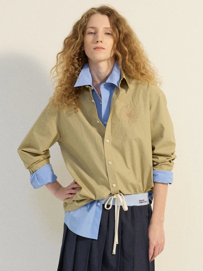 COTTON POPLIN SHIRT