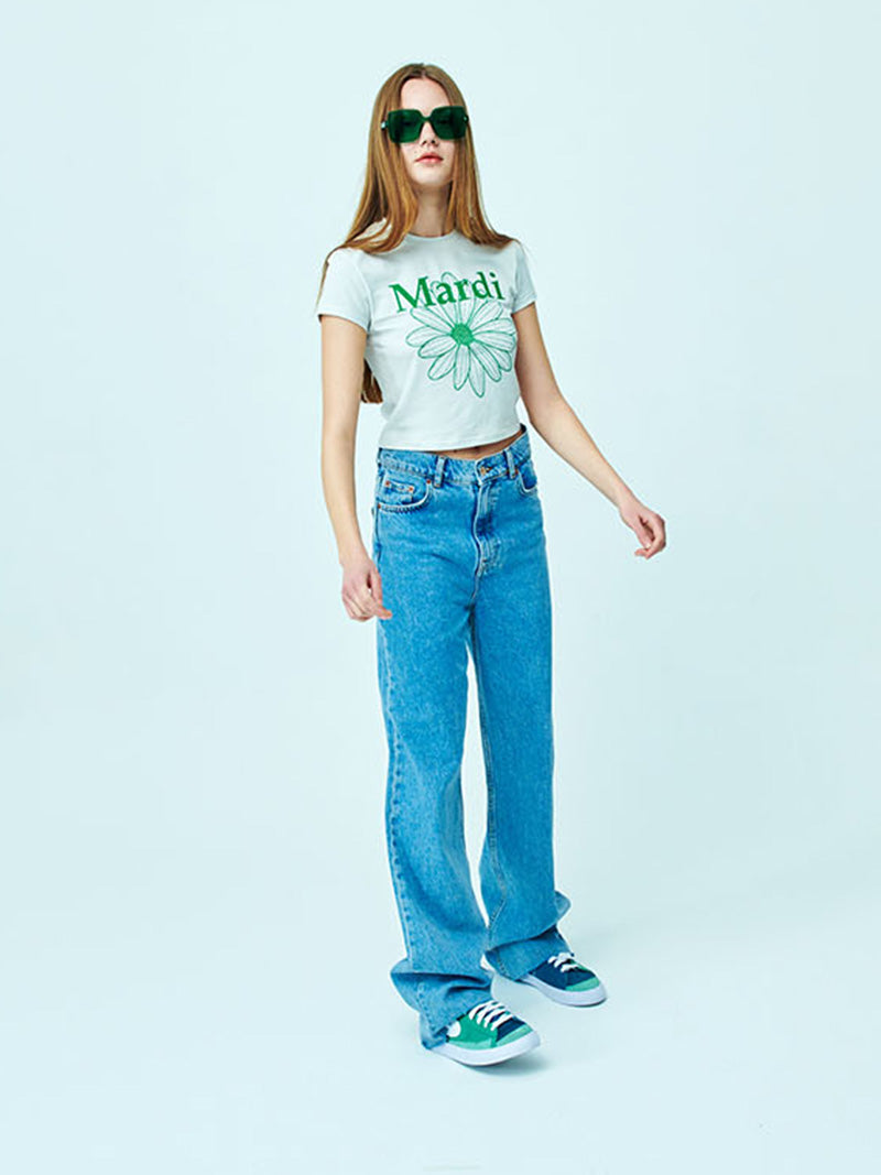 CROPPED TSHIRT FLOWERMARDI