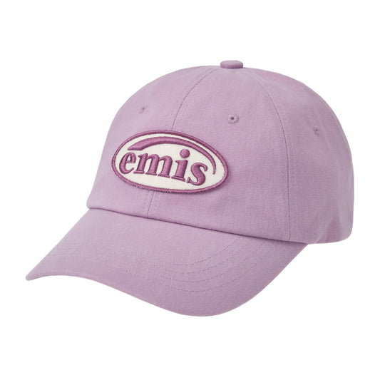 TONE ON TONE WAPPEN BALL CAP-LIGHT PURPLE