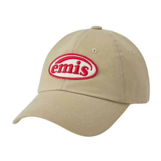 FOOT PRINT WAPPEN BALL CAP-BEIGE