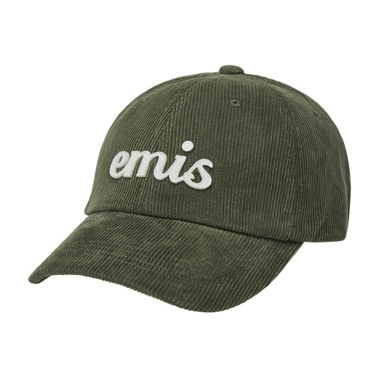 APPLIQUE CORDUROY BALL CAP-KHAKI