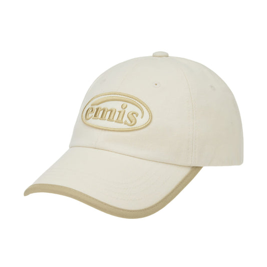 BEIGE TRIMMING BALL CAP-CREAM