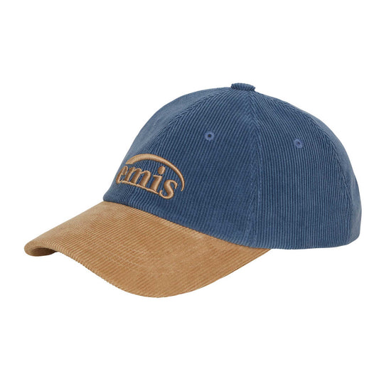 CORDUROY TWO-TONE BALL CAP-BLUE