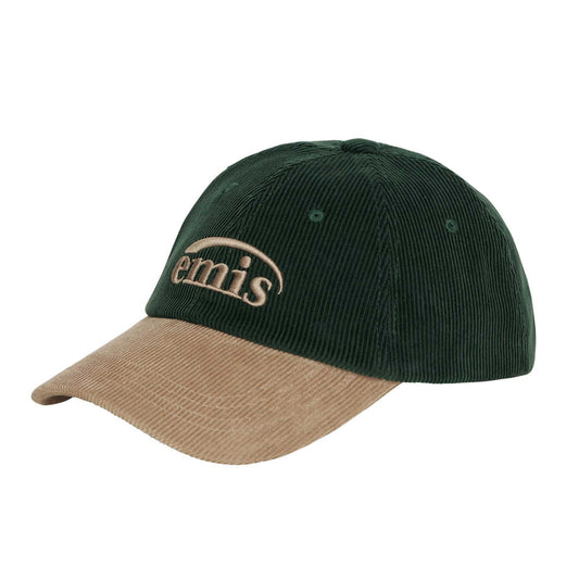 CORDUROY TWO-TONE BALL CAP-GREEN