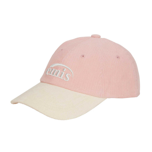 CORDUROY TWO-TONE BALL CAP-LIGHT PINK
