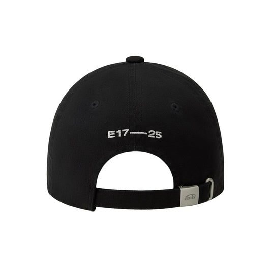 WASHED TWO TONE BALL CAP-BLACK