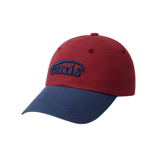 WASHED TWO TONE BALL CAP-RED