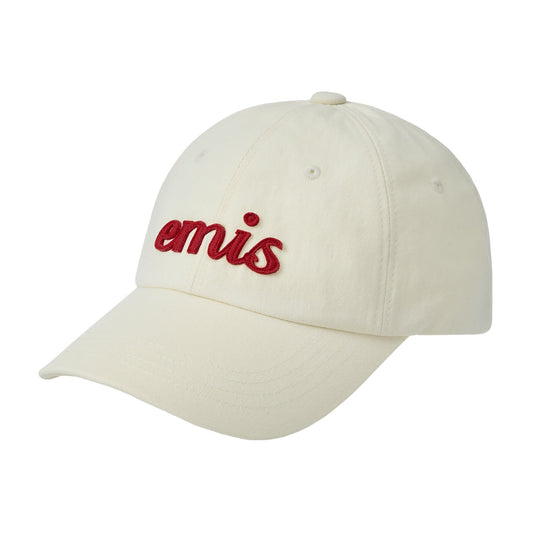 APPLIQUE BALL CAP-CREAM