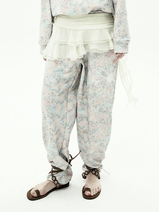 JOGGER PANTS FLEUR FLOWER