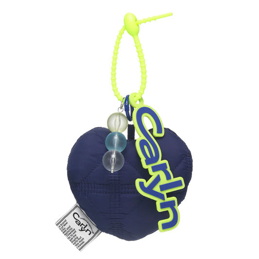 COTTON HEART BAG CHARM