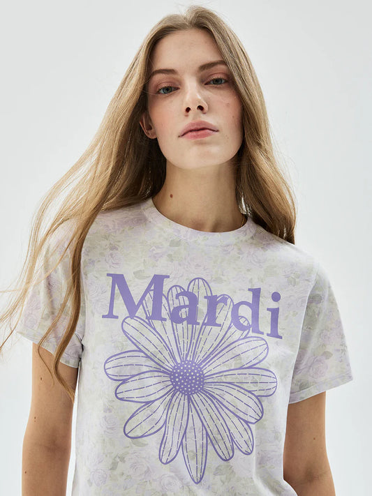 SLIM TSHIRT FLEUR FLOWERMARDI