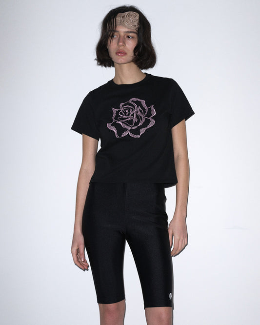 SLIM TSHIRT ROSE PATCH