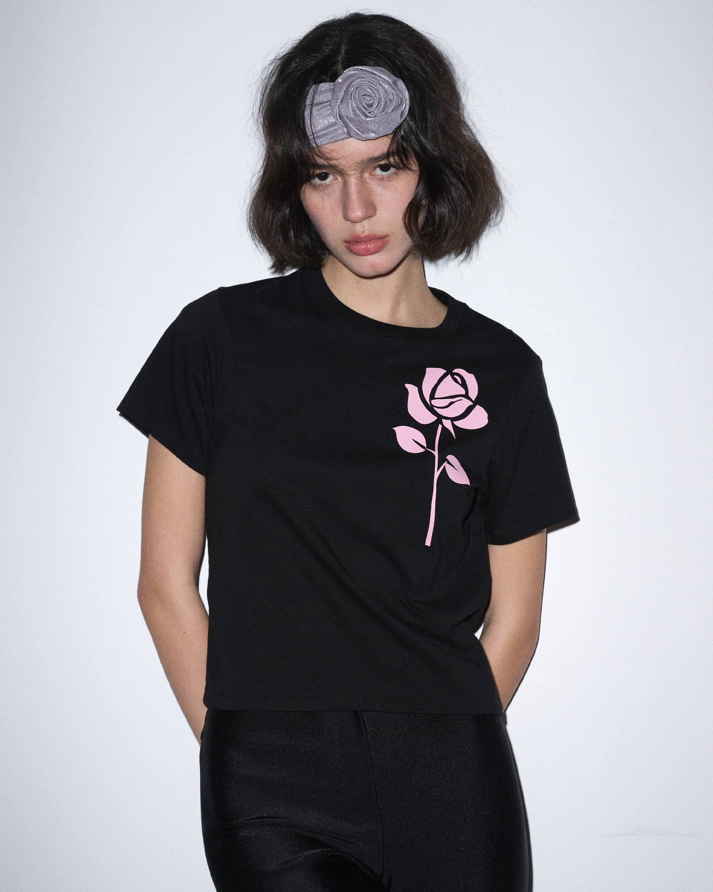 SLIM TSHIRT UNE ROSE