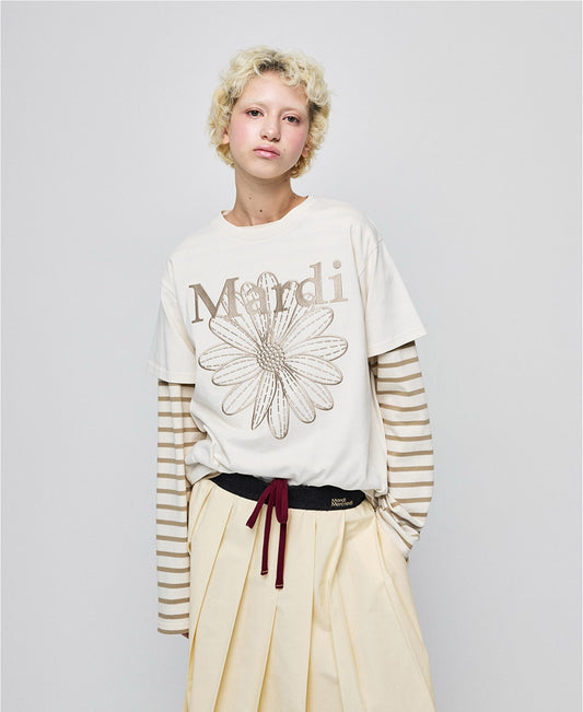 TSHIRT FLOWERMARDI NEEDLEWORK