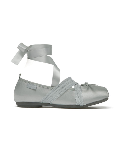 BANDING BALLET FLATS-GREY