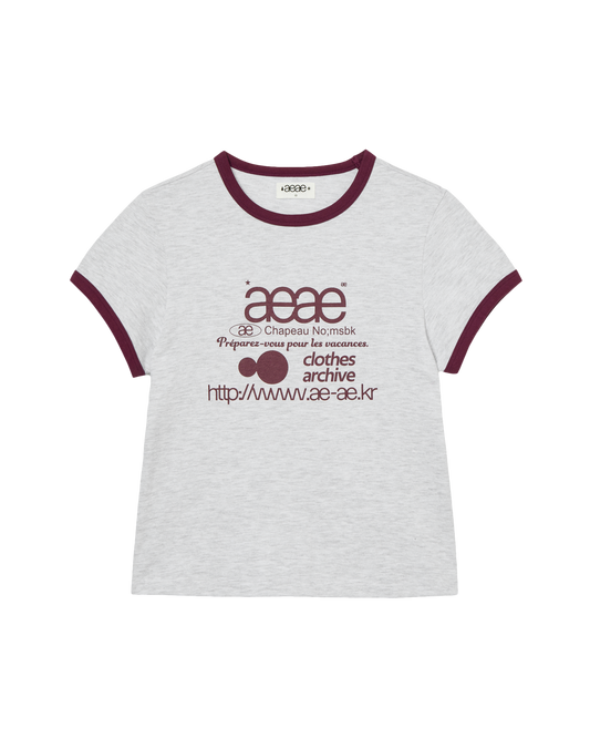 WEB LOGO RINGER TEE