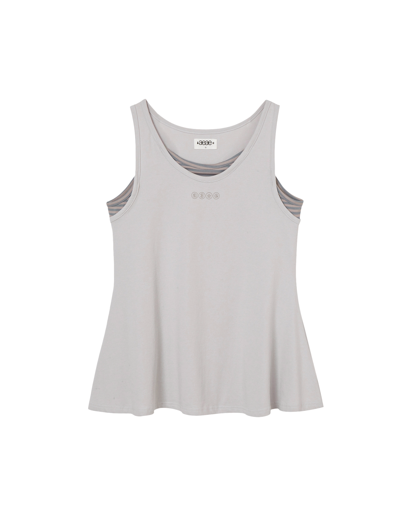 STRIPE LAYERED SLEEVELESS