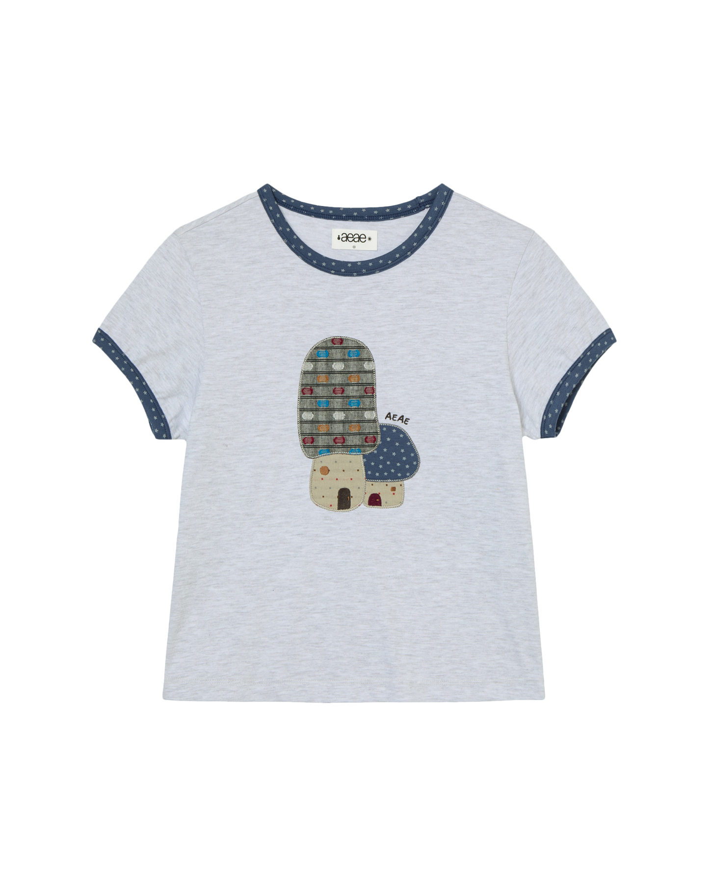 MUSHROOM APPLIQUE TEE