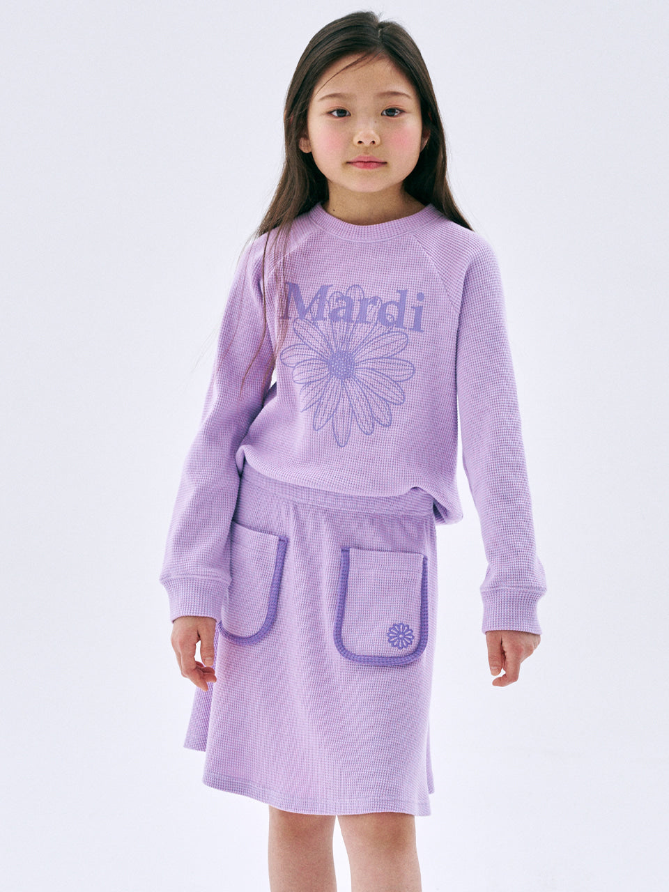 KIDS WAFFLE SKIRT