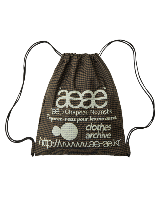 WEB LOGO CHECK GYM SACK