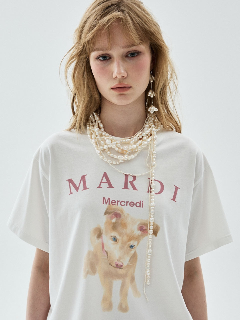 TSHIRT NEZ TOUT ROSE 02