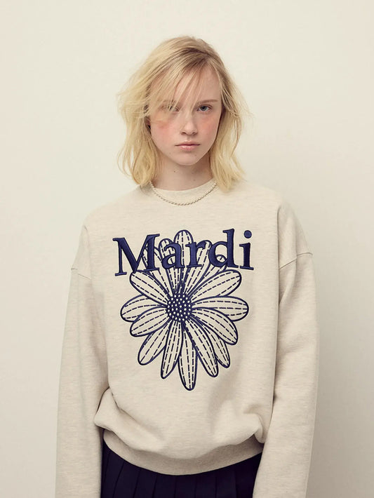 SWEATSHIRT FLOWERMARDI NEEDLEWORK