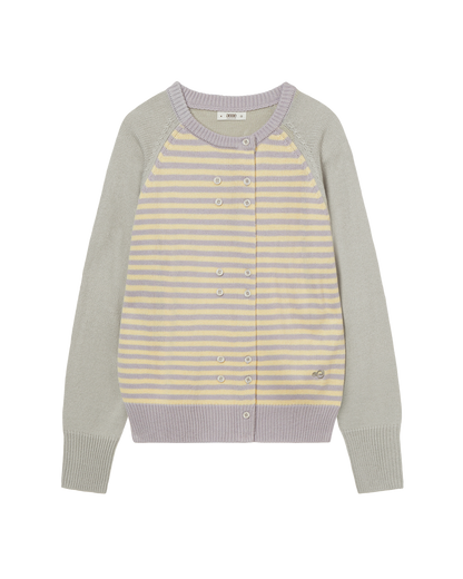 STRIPE BLOCK CARDIGAN