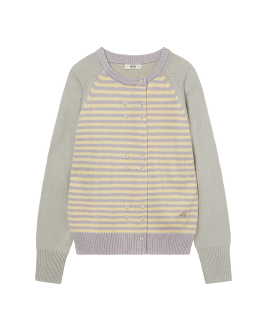 STRIPE BLOCK CARDIGAN