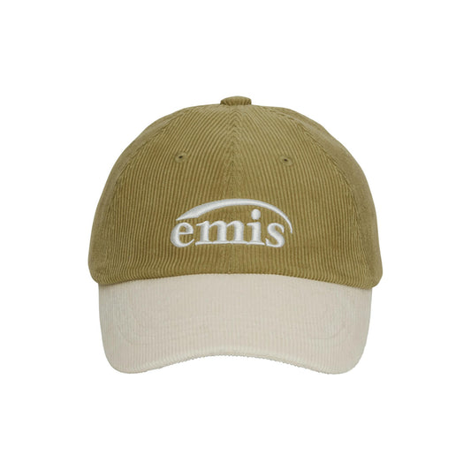 CORDUROY TWO-TONE BALL CAP-MUSTARD