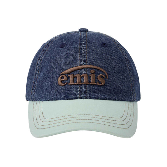 WASHED DENIM BALL CAP-MINT