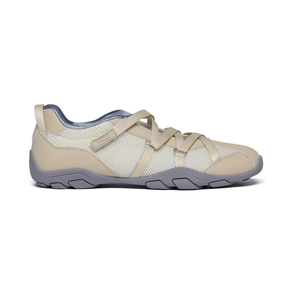 ZANE X-STRAP SNEAKERS-BEIGE