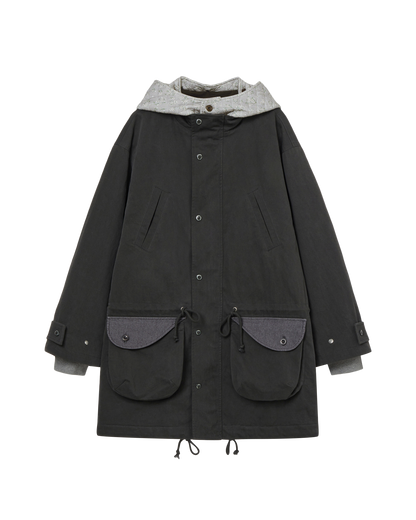 FLOWER BLOCK FIELD JACKET