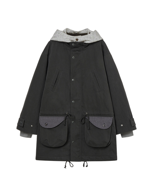 FLOWER BLOCK FIELD JACKET
