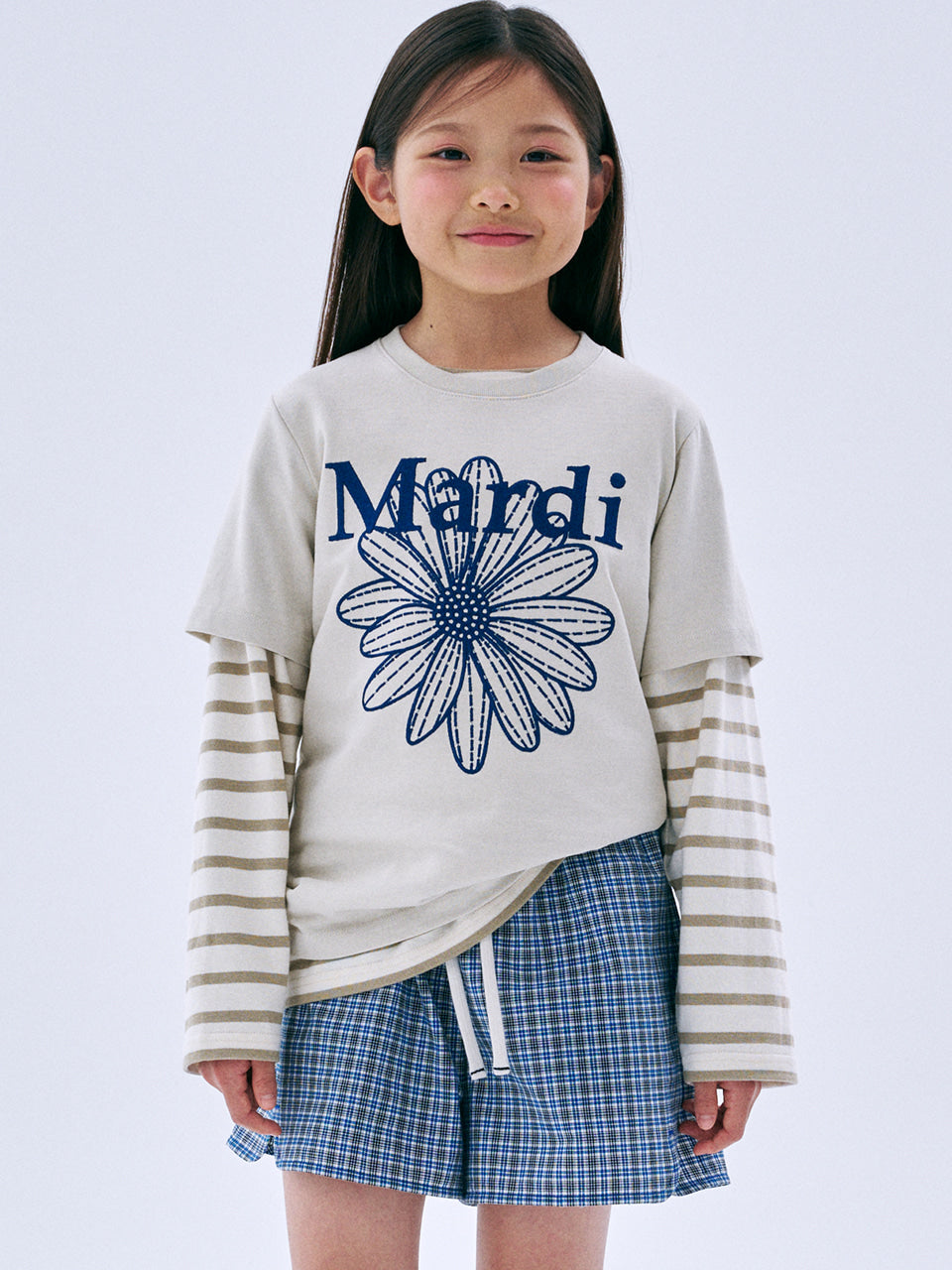 KIDS TSHIRT FLOWERMARDI NEEDLEWORK