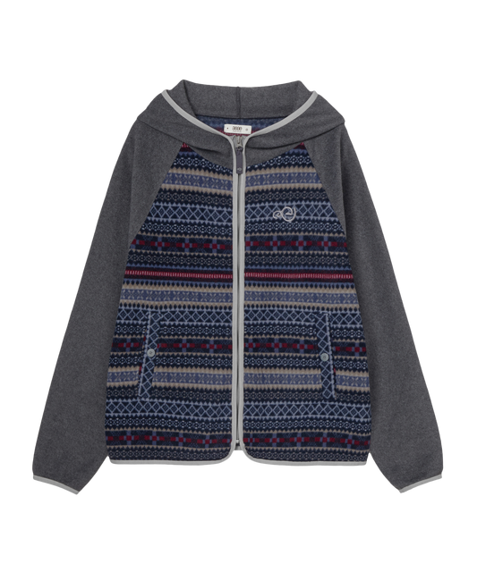 SOFT FLEECE ZIP UP HOODIE