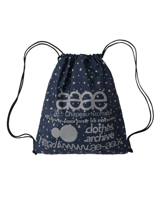 WEB LOGO FLOWER GYM SACK