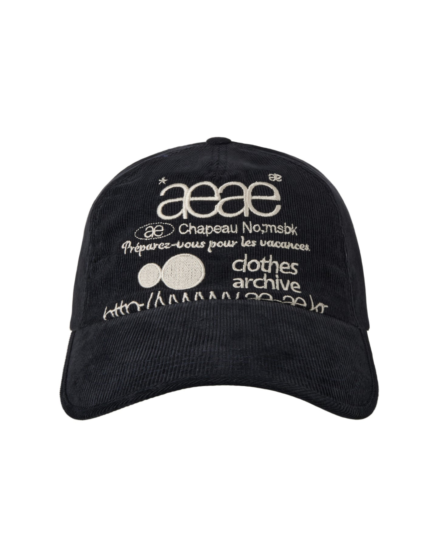 WEB LOGO CORDUROY CAP