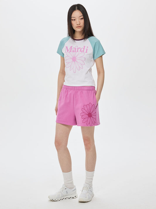 SWEAT SHORTS FLOWER
